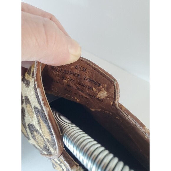 Sam Edelman Petty Cheatah Print Cow Hide Womens Booties Sz 6.5 *Read City Chic - Picture 9 of 14